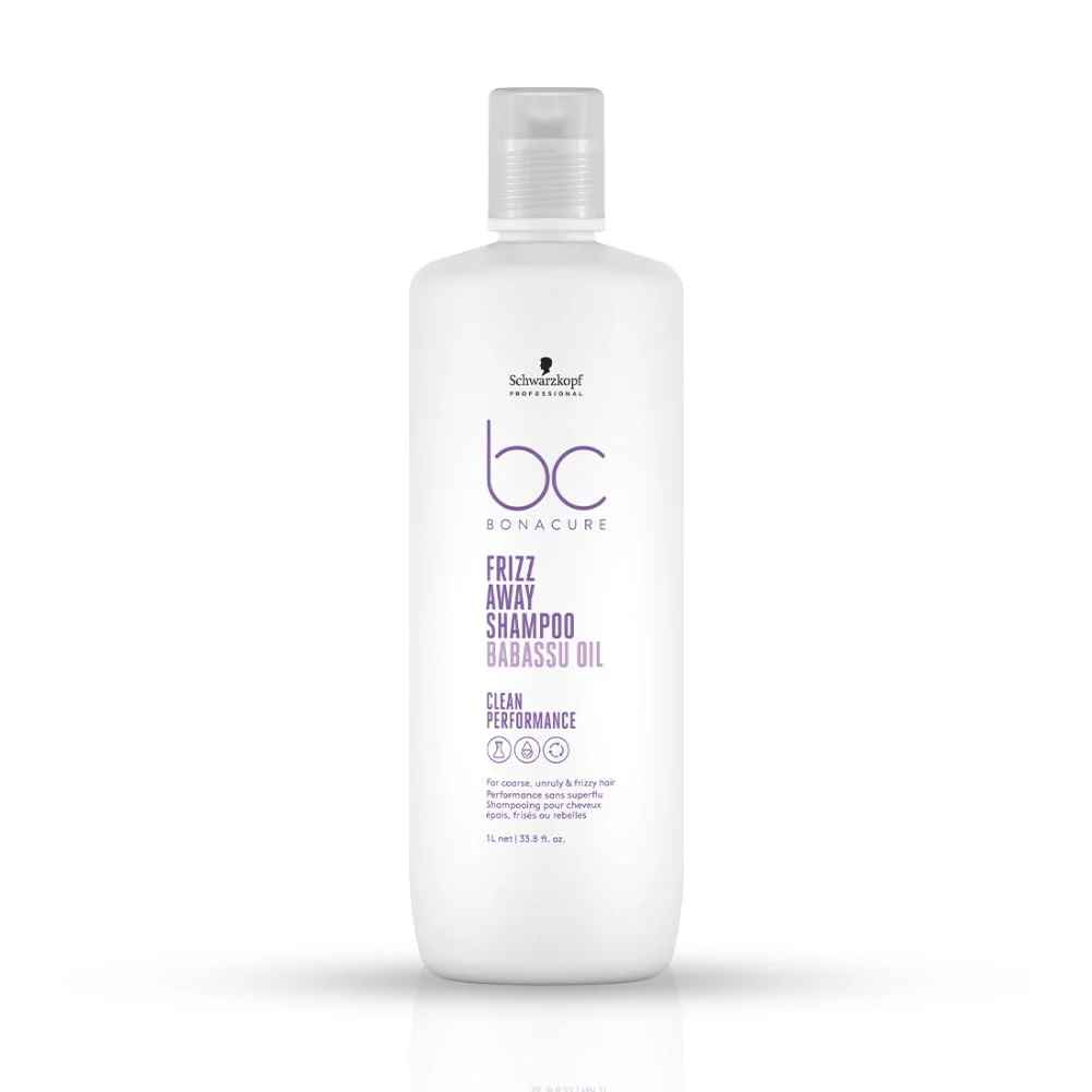 Schwarzkopf Professional Bonacure Frizz Away Shampoo With Babassu Oil (1000ml)