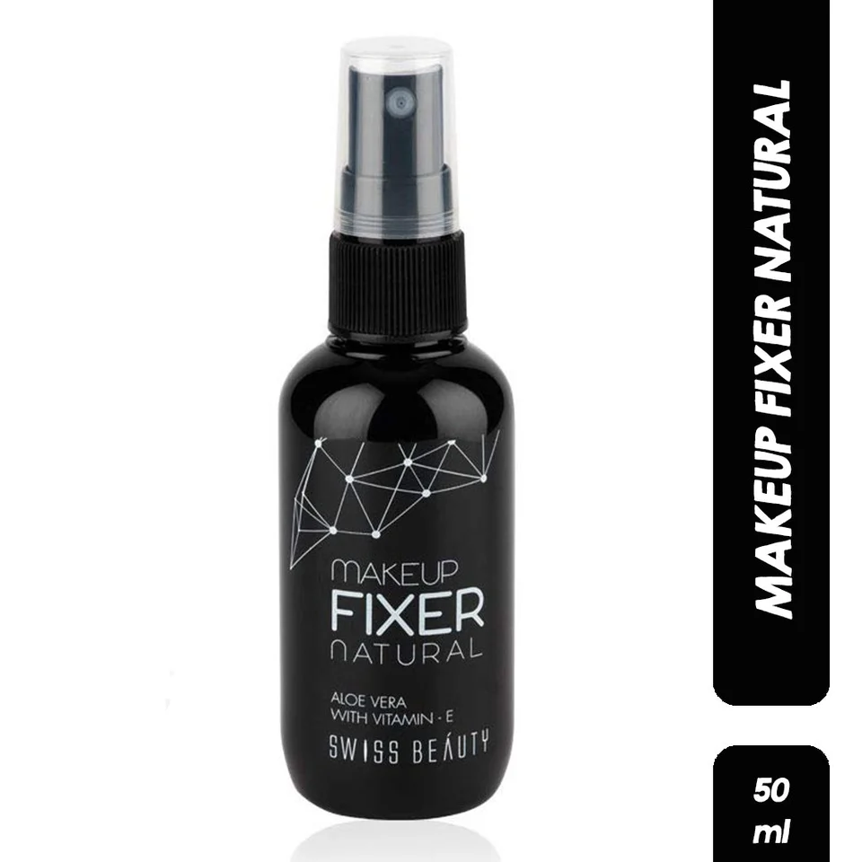 Swiss Beauty Long Lasting Makeup Fixer Natural Aloe Vera With Vitamin-E (50ml)