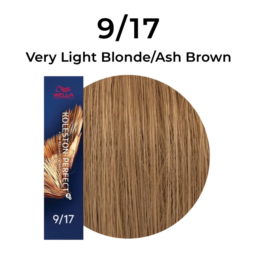 Wella Professionals Koleston Color 9/17 Very Light Blonde Ash Brown 60g