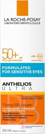 La Roche Posay Anthelios tinted sunscreen for protected smooth even and healthy looking skin