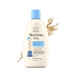 Aveeno Baby Cleansing Therapy moisturising wash 236ml for sensitive baby skin original product available on PinkBliss India