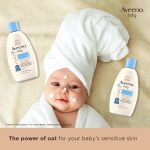 Aveeno Baby Cleansing Therapy wash with oat for soothing sensitive dry and delicate baby skin