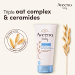 Aveeno Baby Dermexa cream with oat and ceramides for soothing dry itchy and eczema prone baby skin