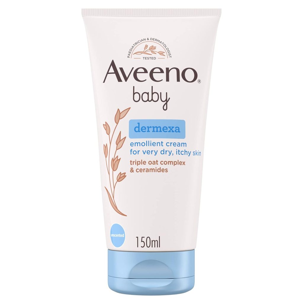 Aveeno Baby Dermexa emollient cream 150ml for very dry sensitive baby skin original product available on PinkBliss India