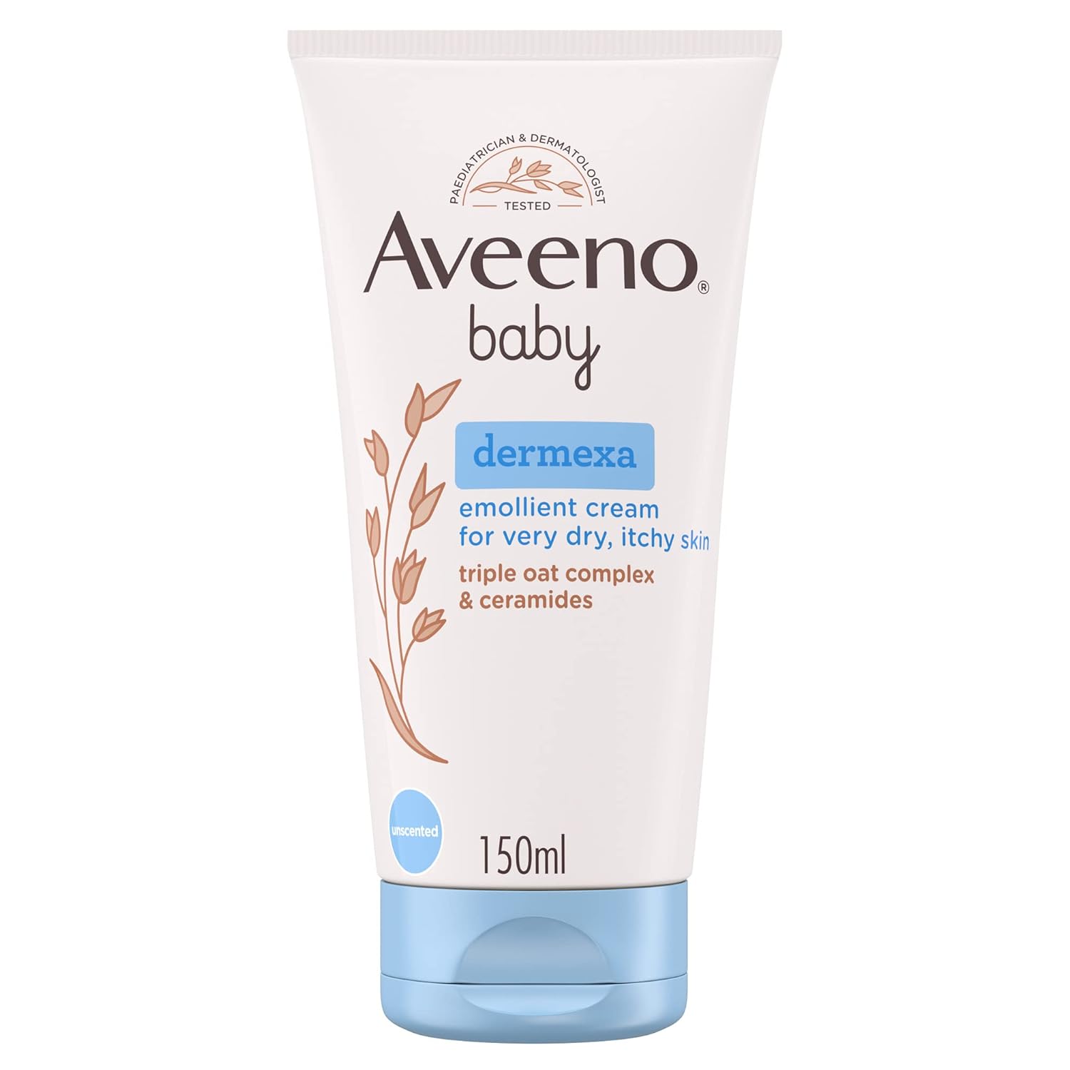 Aveeno Baby Dermexa emollient cream 150ml for very dry sensitive baby skin original product available on PinkBliss India
