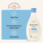 Aveeno Baby Dermexa moisturising wash 250ml genuine baby skincare product available at PinkBliss India
