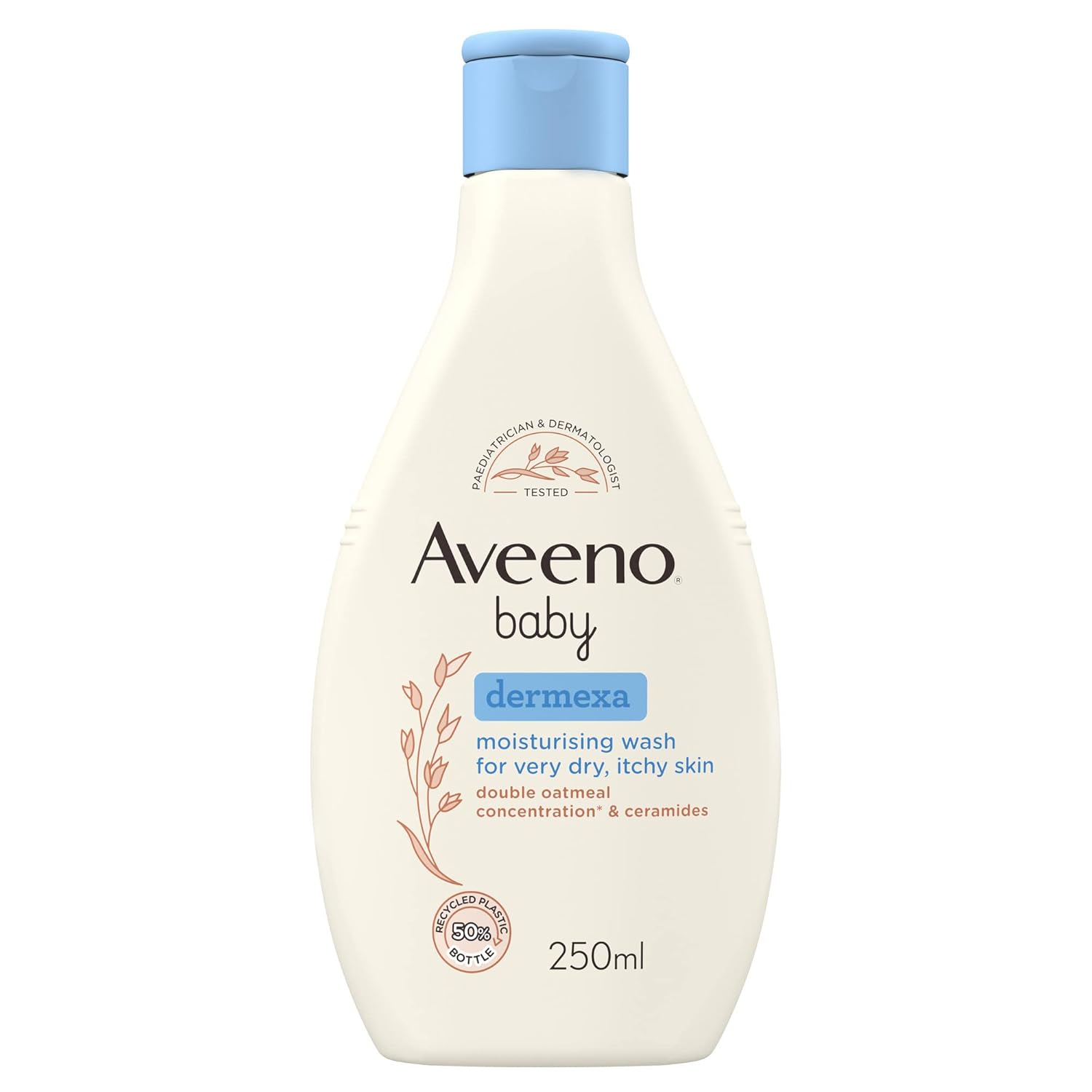 Aveeno Baby Dermexa moisturising wash 250ml for dry sensitive baby skin original product available on PinkBliss India