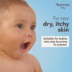 Aveeno baby cream for eczema prone sensitive skin nourishment barrier support and long lasting hydration