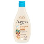 Aveeno Baby Kids bubble bath and wash 250ml with soothing oat extract original product available on PinkBliss India