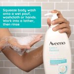 Aveeno Calm and Restore daily body wash 532ml genuine skincare product available at PinkBliss India