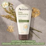 Aveeno Daily Moisturizing facial cleanser with oat formula for soothing cleansing and soft skin