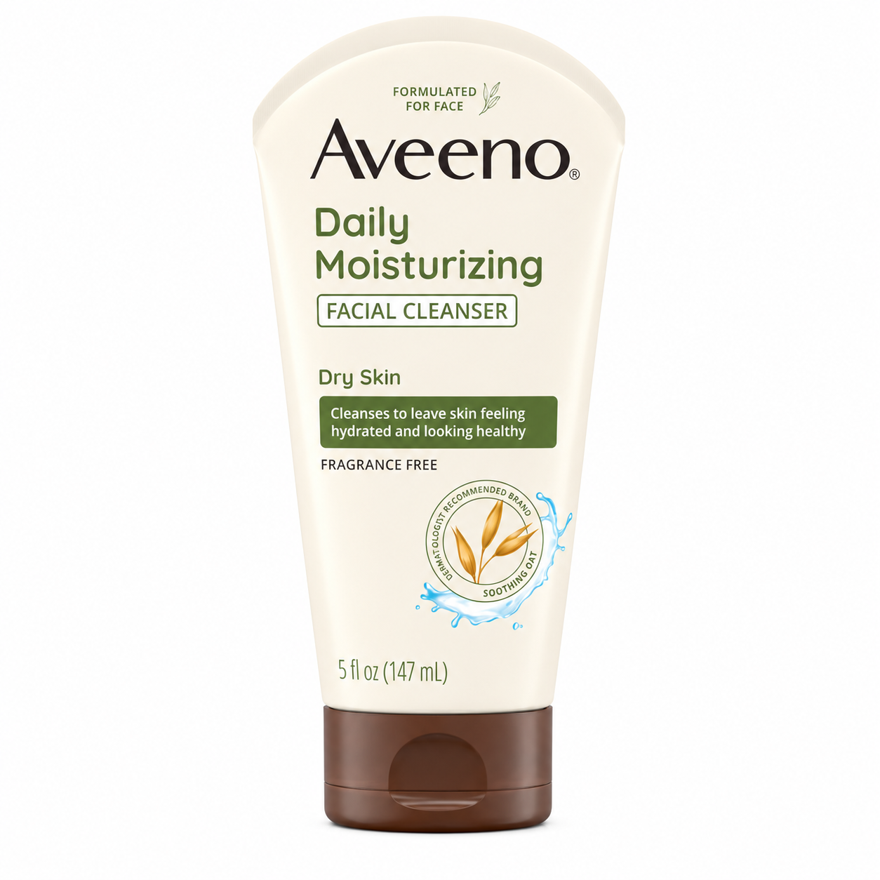 Aveeno Daily Moisturizing facial cleanser 147g fragrance free for dry skin original product available on PinkBliss India