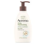 Aveeno Daily Moisturizing Facial Cleanser for Dry Skin, Gentle Face Cleanser with Soothing Oat for Skin that Feels Soft & Supple, Removes Dirt, Oil and Impurities, Fragrance Free, 12oz / 354ml - Image 2