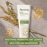 Aveeno exfoliating body wash and body scrub for smoother softer and healthier looking skin