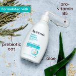 Aveeno fragrance free body lotion for sensitive skin hydration comfort and daily moisturizing care