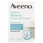 Aveeno oat gel moisturizer for sensitive skin lightweight hydration and soothing care