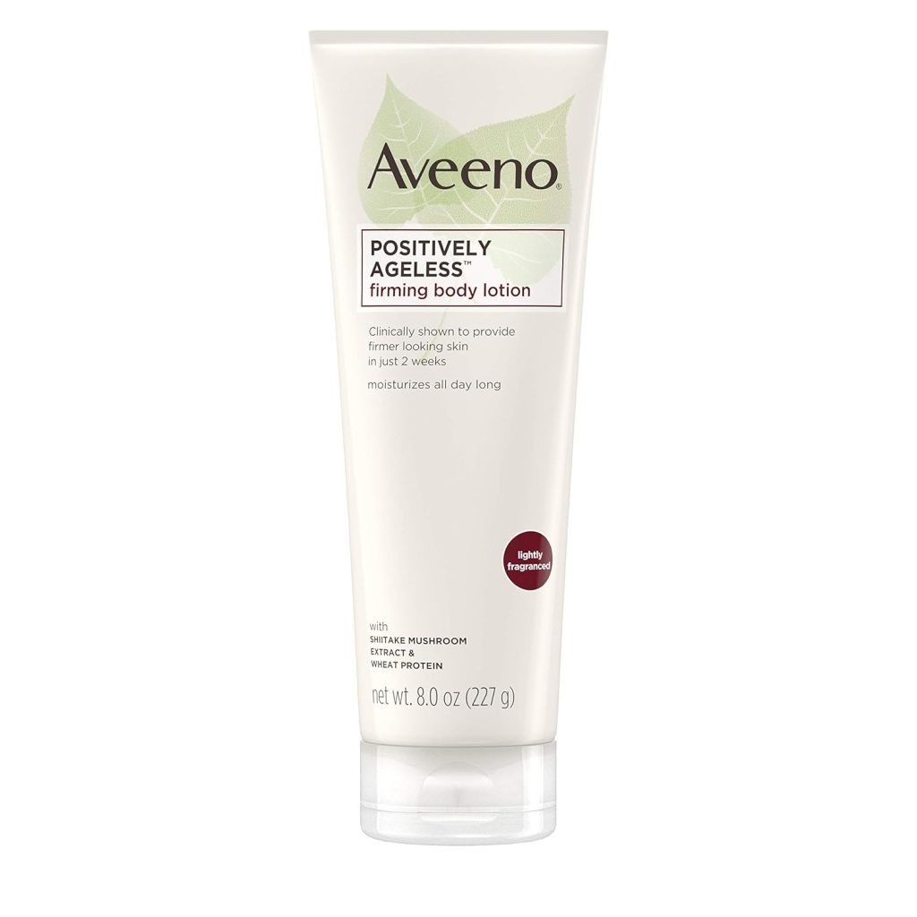 Aveeno Positively Ageless anti aging firming body lotion 227g original product available on PinkBliss India