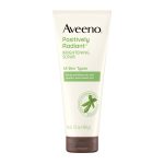 Aveeno Positively Radiant skin brightening scrub 198g with soy extract original product available on PinkBliss India