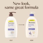 Aveeno stress relief body lotion for deep hydration calming care and smooth healthy skin