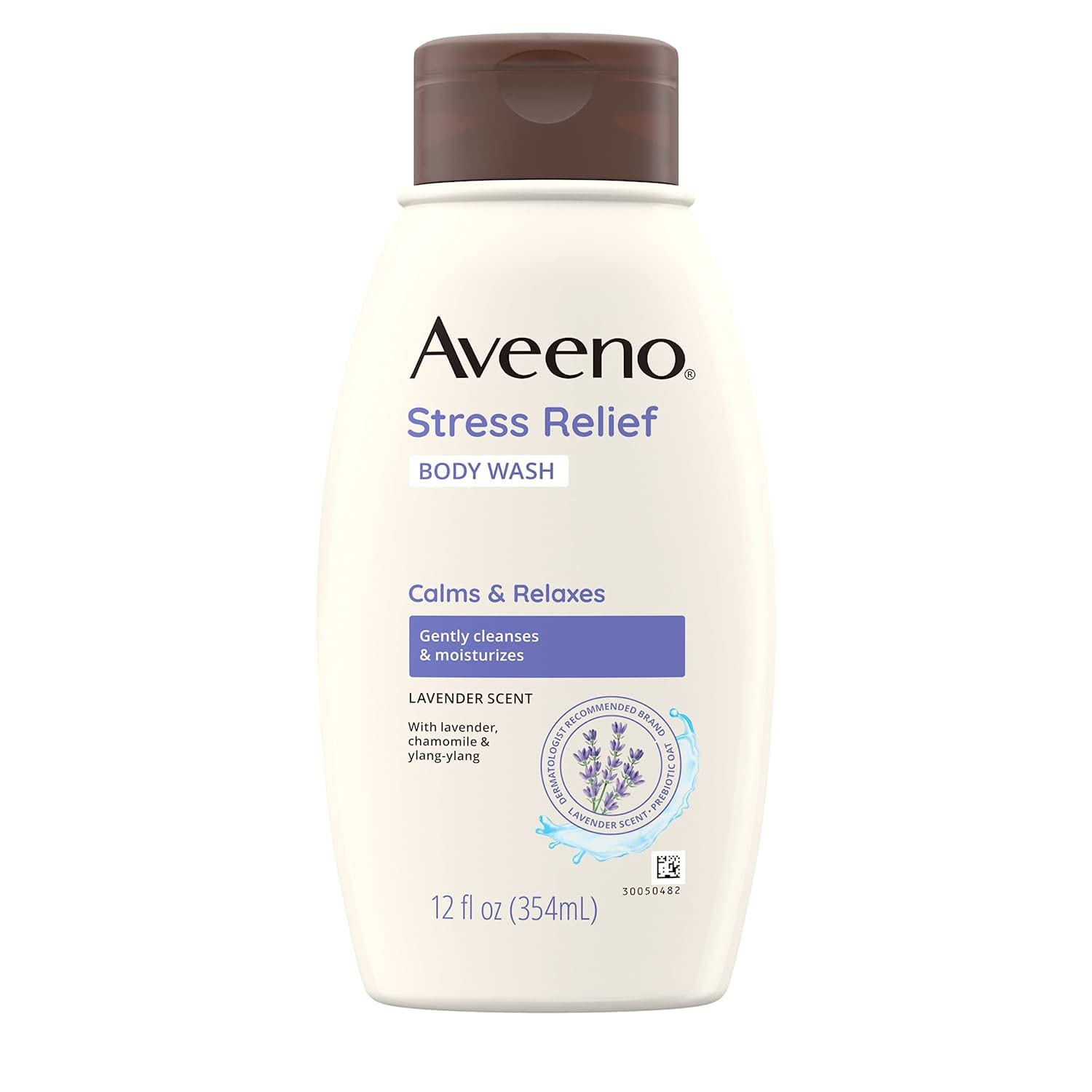 Aveeno Stress Relief Body Wash with soothing oat and lavender 354ml original body care product available on PinkBliss India