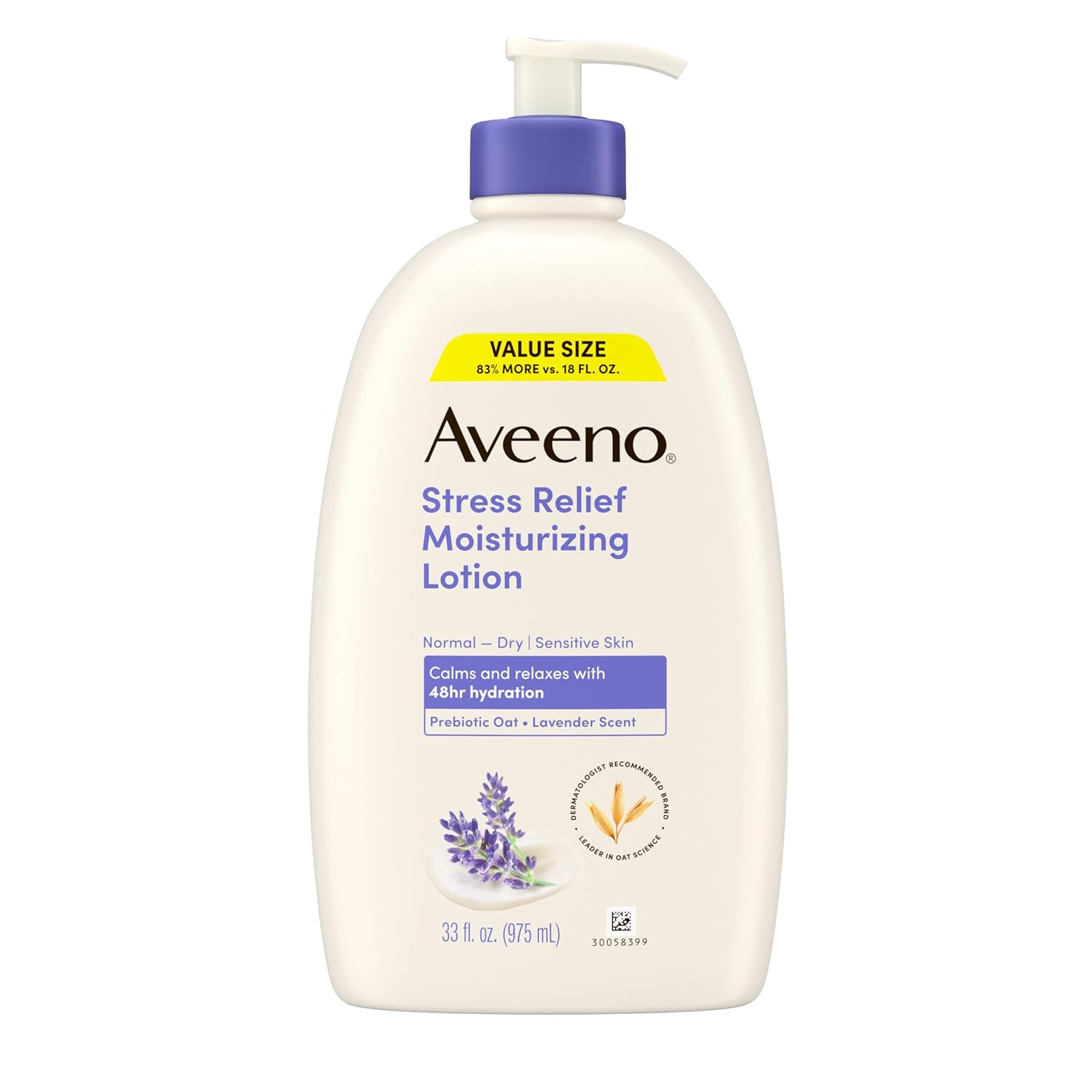 Aveeno Stress Relief moisturizing body lotion 975ml for soft nourished skin original product available on PinkBliss India