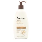 Aveeno Tone and Texture daily renewing body lotion 525ml for dry rough bumpy skin original product available on PinkBliss India