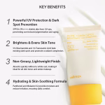 Celimax Korean brightening sunscreen for daily UV care smooth skin and healthy glow support
