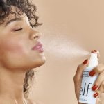 e.l.f micro setting mist for makeup setting matte skin finish and blue light care support