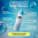 K18 professional volumizing hair spray for flat hair styling support and healthy hair appearance