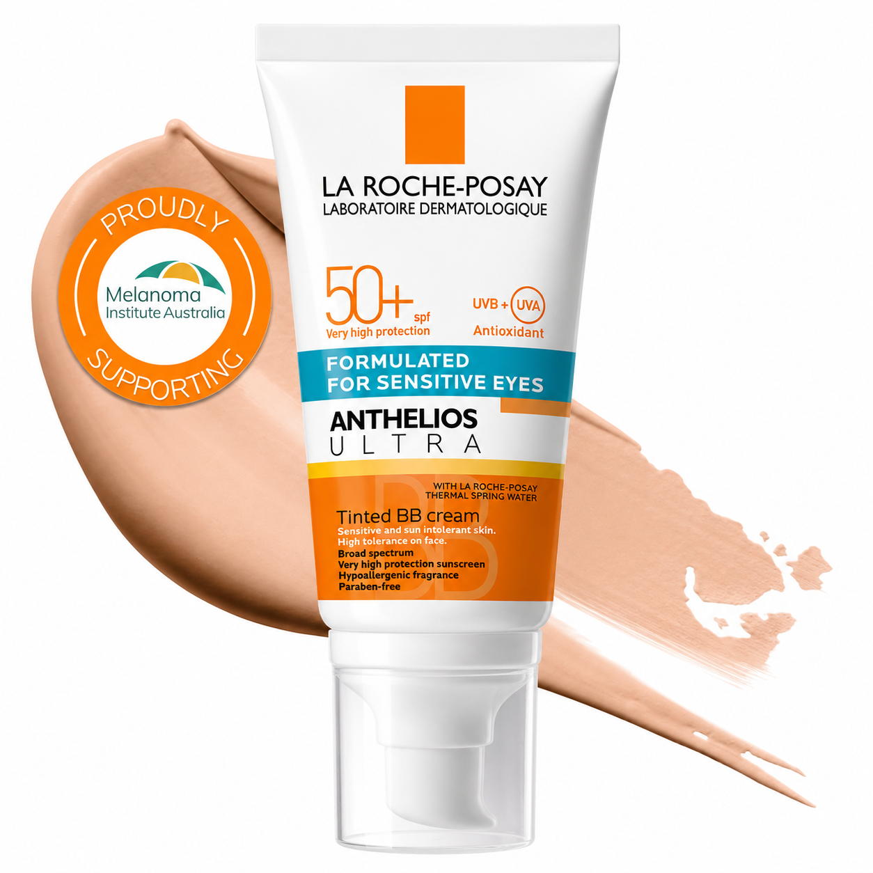 La Roche Posay Anthelios Ultra Tinted Facial Sunscreen SPF50 50ml original product available on PinkBliss India