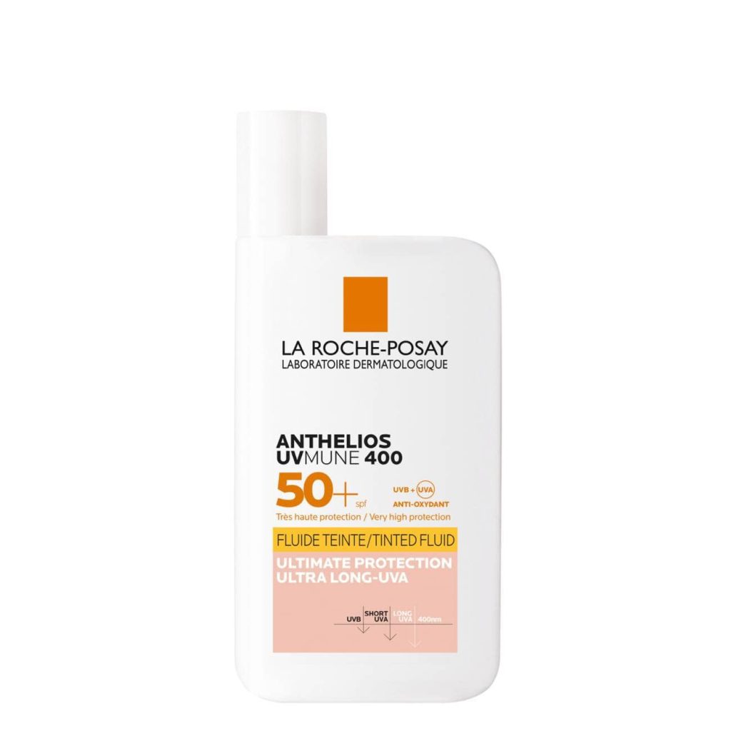 La Roche Posay Anthelios UVMUNE400 Tinted Fluid SPF50 PA 50ml original product available on PinkBliss India