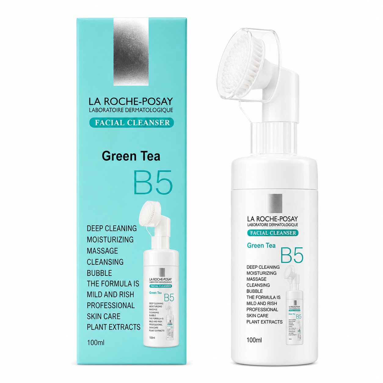 La Roche Posay Green Tea B5 Facial Cleanser 100ml for gentle daily cleansing original product available on PinkBliss India