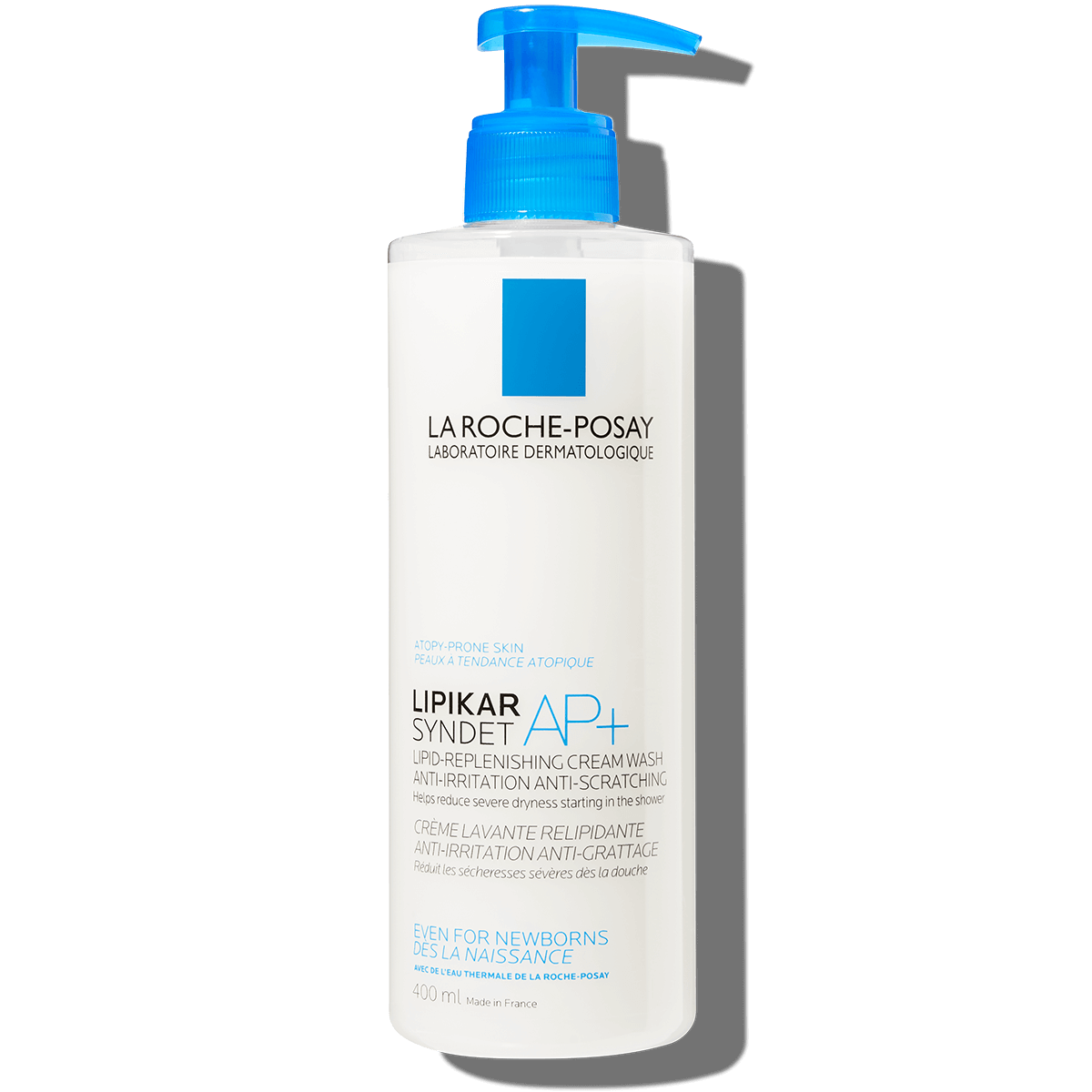 La Roche Posay Lipikar Syndet AP Body Wash 400ml for eczema prone skin original product available on PinkBliss India
