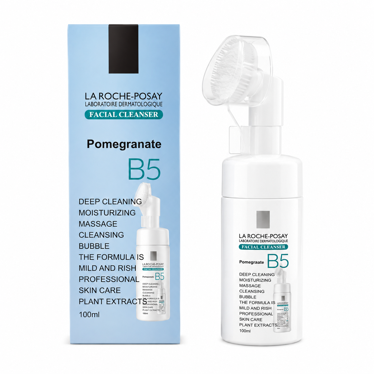 La Roche Posay Pomegranate B5 Facial Cleanser 100ml for gentle daily cleansing original product available on PinkBliss India
