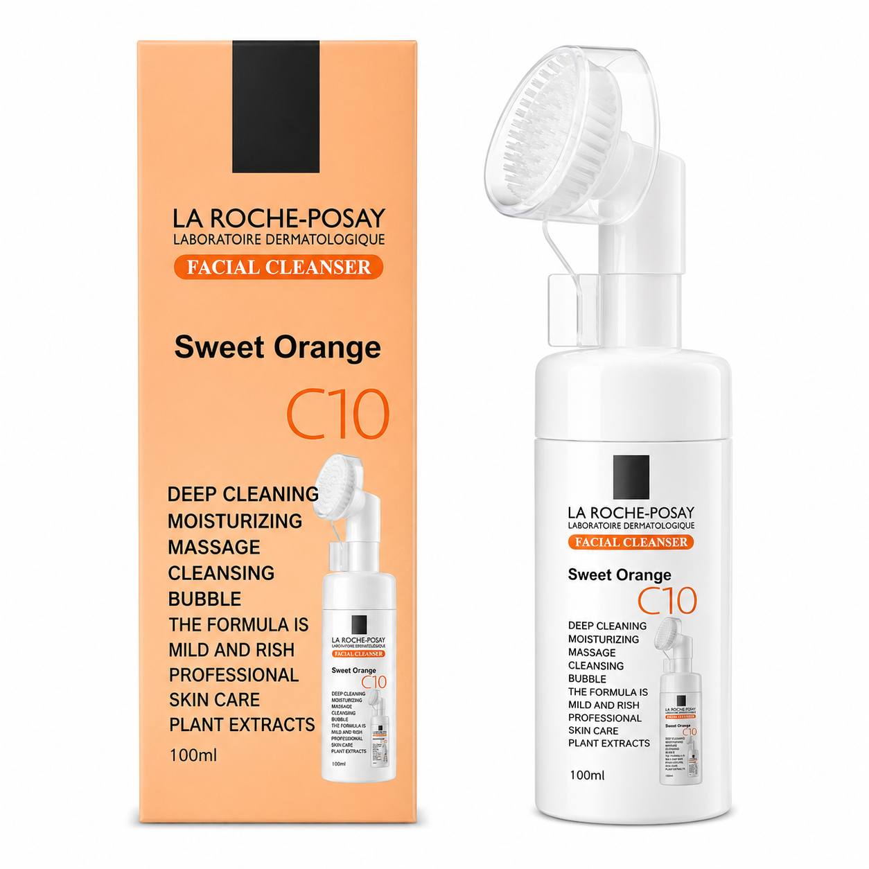 La Roche Posay Sweet Orange C10 Facial Cleanser 100ml for gentle daily cleansing original product available on PinkBliss India