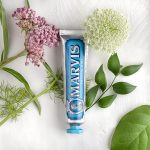 Marvis aquatic mint toothpaste for long lasting freshness clean teeth and refreshing mint flavor