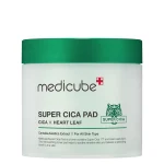 Medicube Super Cica toner cotton pads 70 pads 150g for soothing and calming skin care original product available on PinkBliss India