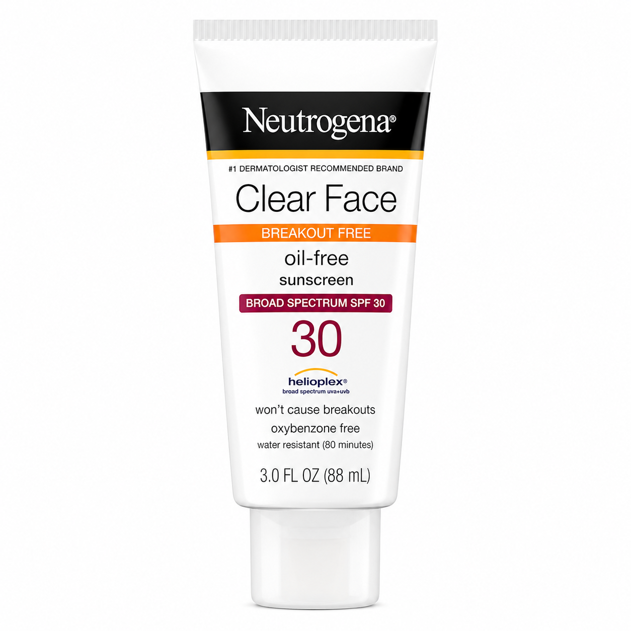 Neutrogena Clear Acne face sunscreen lotion SPF30 88ml for acne prone skin original product available on PinkBliss India