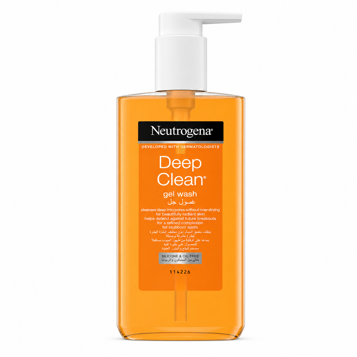 Neutrogena Deep Clean gel wash 200ml for deep cleansing and refreshed skin original product available on PinkBliss India