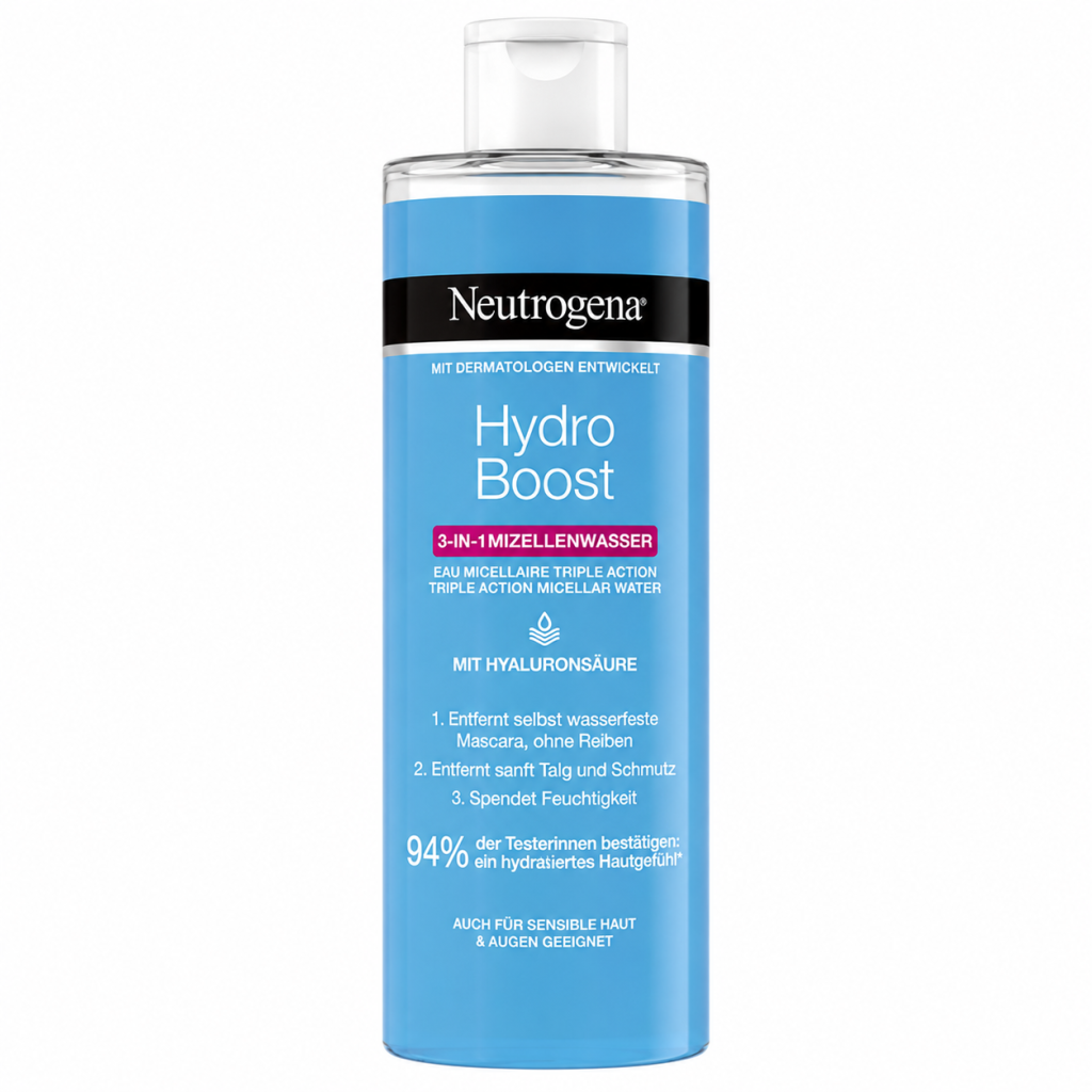 Neutrogena Hydro Boost 3 in 1 Micellar Water 400ml for cleansing and hydration original product available on PinkBliss India