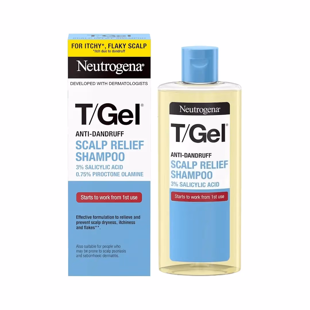 Neutrogena T Gel anti dandruff scalp relief shampoo 150ml for dandruff and itchy scalp original product available on PinkBliss India