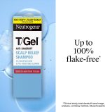 Neutrogena T Gel shampoo with salicylic acid and piroctone olamine for dandruff control and scalp relief