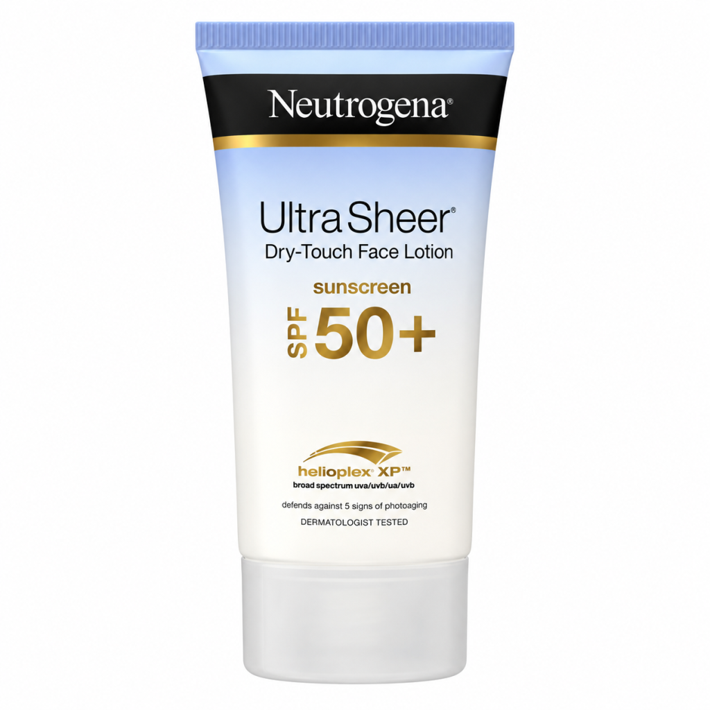 neutrogena ultra sheer dry touch face lotion sunscreen spf50 pa 30ml pinkbliss india