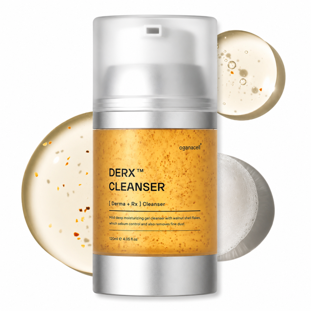 Oganacell DERX Revitalizing Facial Cleanser 120ml original skincare product available on PinkBliss India