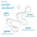Simple hydrating micellar face wash for dry skin gentle cleansing and refreshed skin care