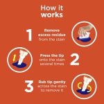 Tide portable stain remover pen for travel office daily use and quick stain care solution