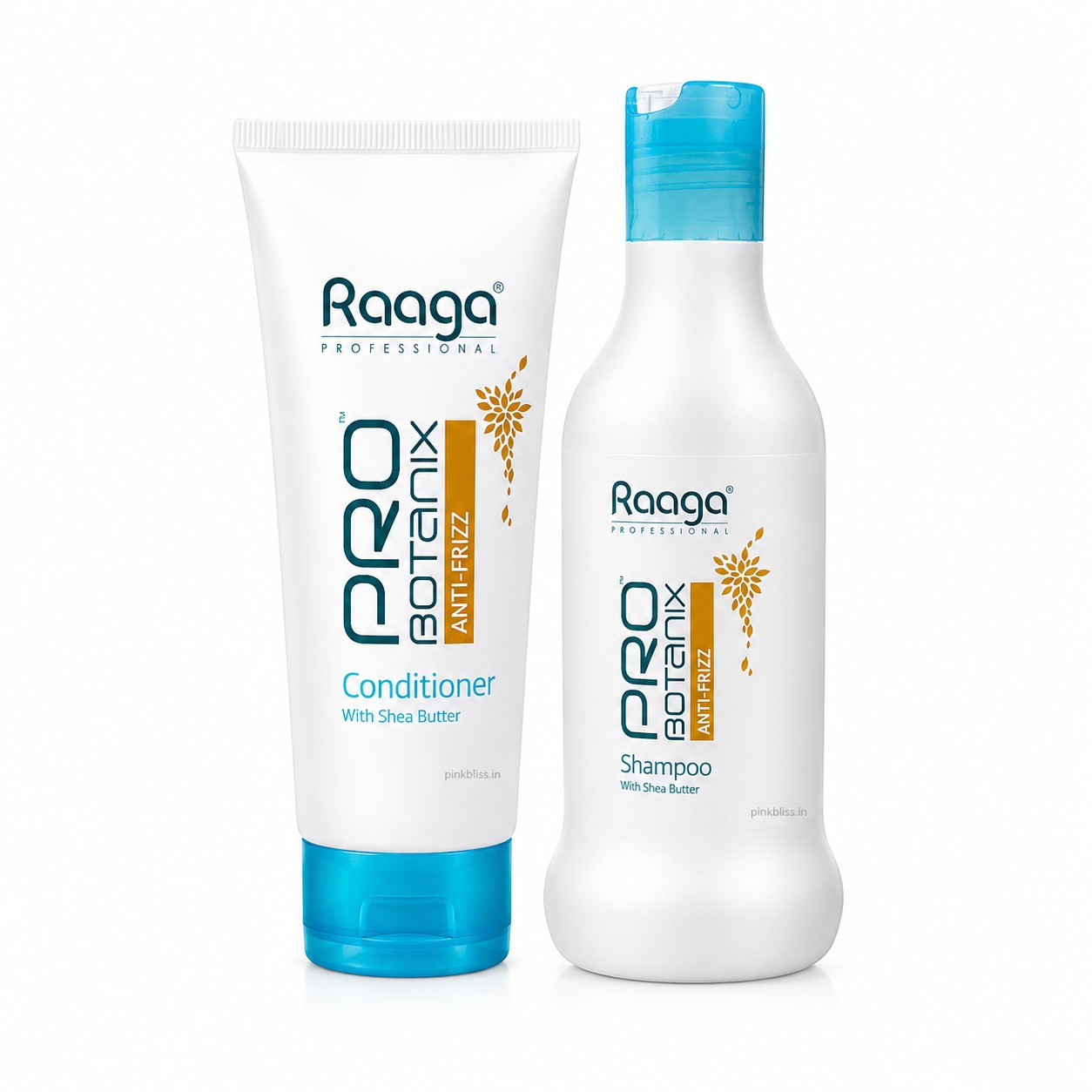 Raaga Professional Pro Botanix Anti-Frizz Shampoo 200ml & Conditioner 100ml