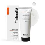 Minimalist Light Fluid Sunscreen SPF 50 (PA++++) No White Cast | Broad Spectrum | Lightweight, Water & Sweat Resistant 50 ml